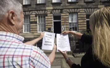 Resident finds ‘pile of human excrement’ in hall as Airbnb guests continue to flock to Edinburgh